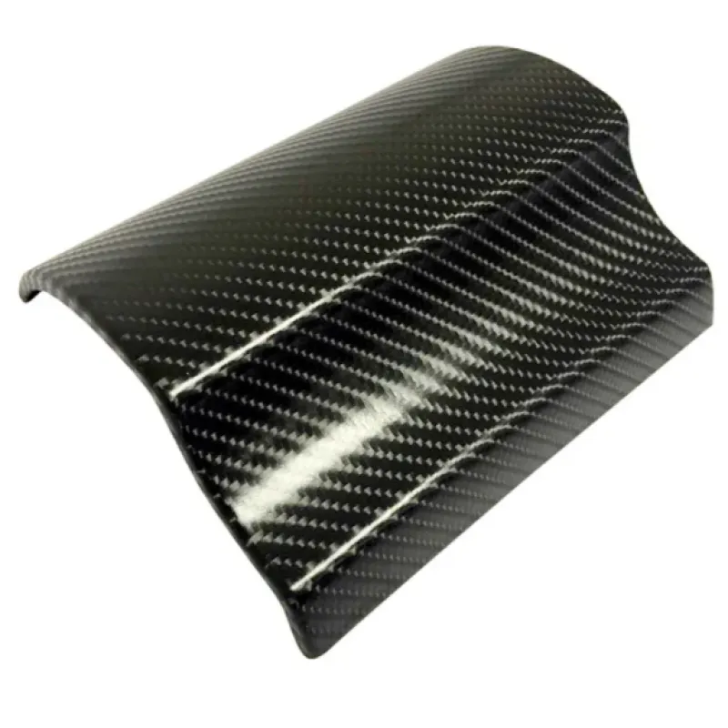 6D Super Gloss Emulational Carbon Fiber Black Car Vinyl Wrap 