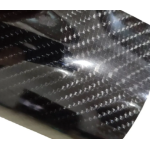6D Super Gloss Emulational Carbon Fiber Black Car Vinyl Wrap 