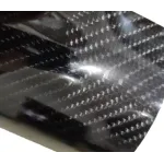 6D Super Gloss Emulational Carbon Fiber Black Car Vinyl Wrap 