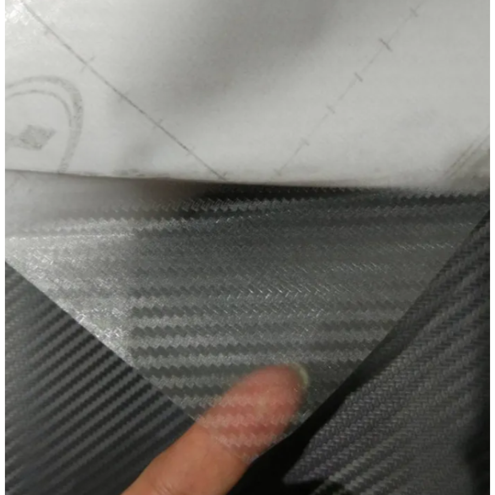 6D Super Gloss Emulational Carbon Fiber Black Car Vinyl Wrap 