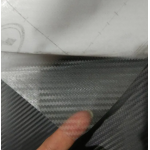 6D Super Gloss Emulational Carbon Fiber Black Car Vinyl Wrap 