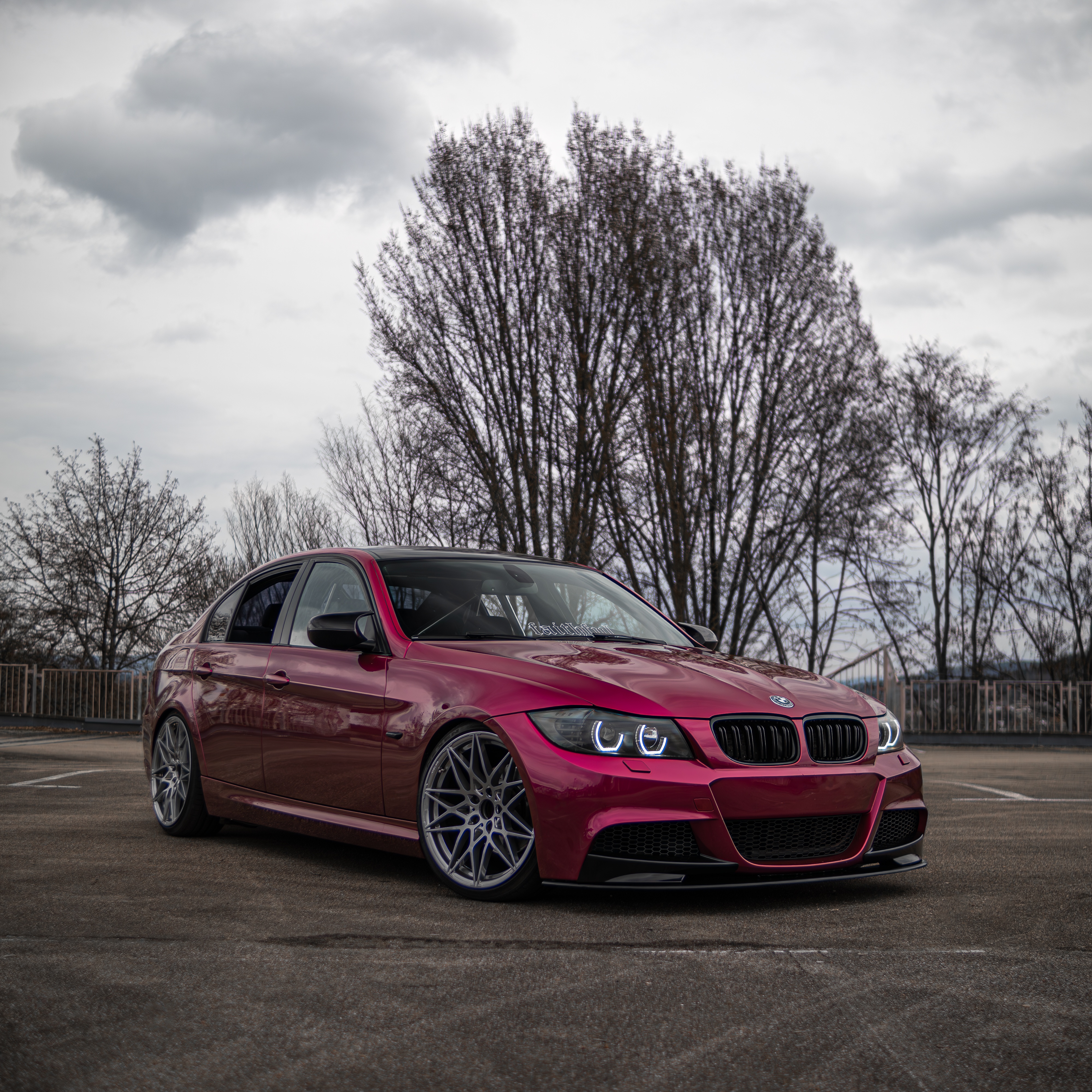 PET Glossy Metallic Rubellite Purple Vinyl Wrap