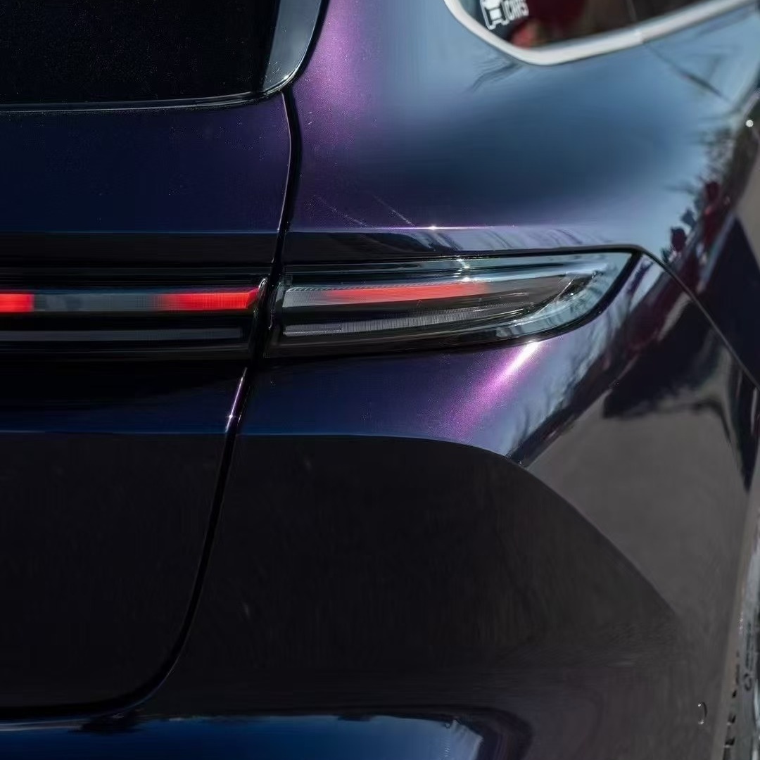 PET Gloss Ghost Midnight Purple Car Vinyl Wrap