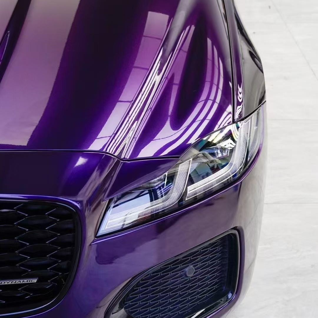 PET Gloss Metallic Twilight Purple Car Vinyl Wrap