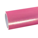 Glossy Diamond Gold Pink Car Vinyl Wrap