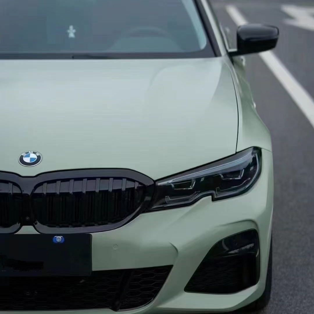 Ceramics Khaki Grey Car Vinyl Wrap