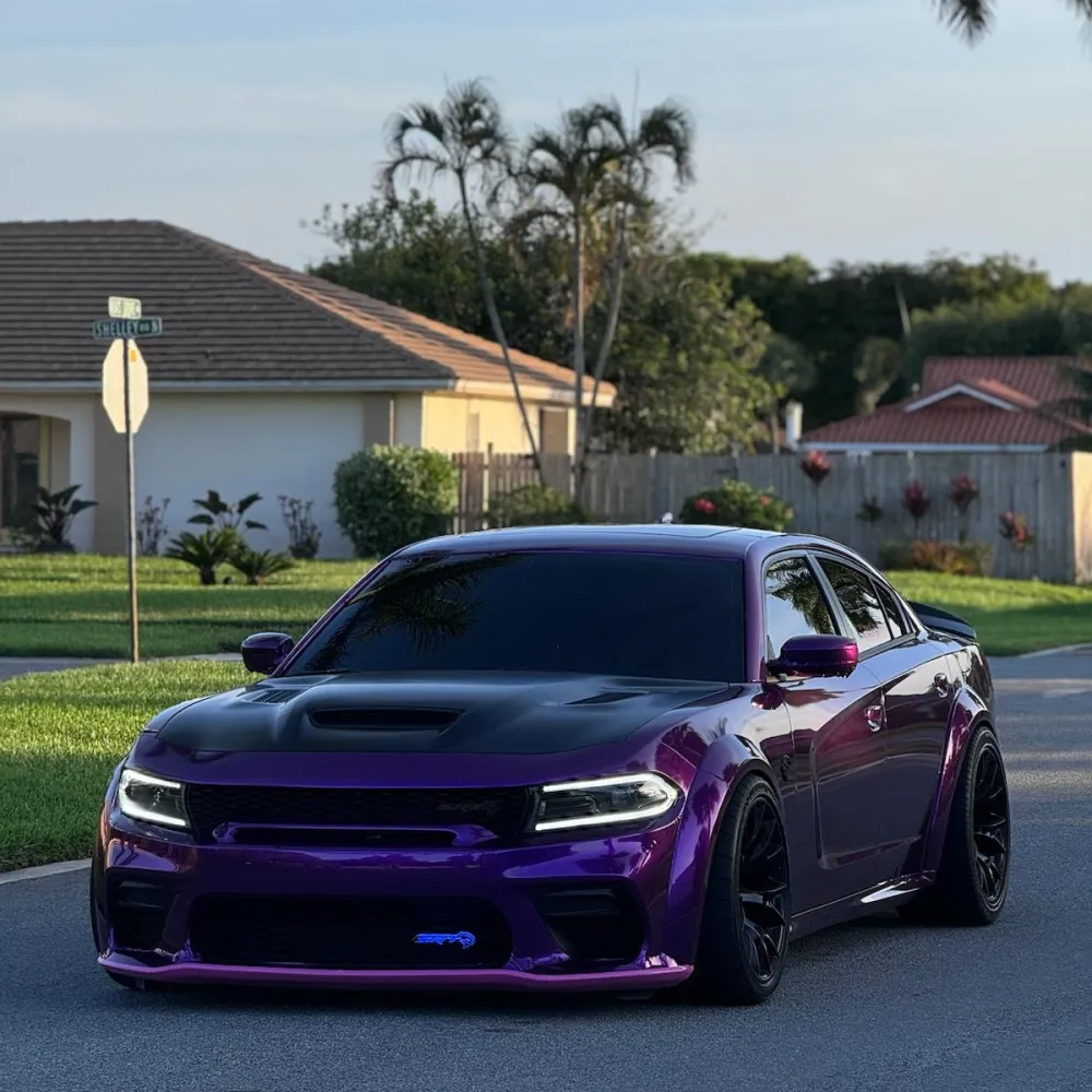  Gloss Metallic Grape Purple Car Vinyl Wrap