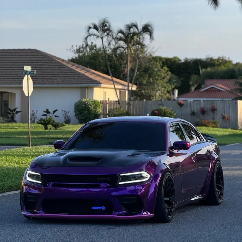  Gloss Metallic Grape Purple Car Vinyl Wrap