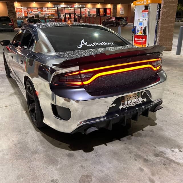 Mirror Chrome Silver Car Vinyl Wrap (Non-Stretchable)