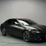 PET Pure Metal Black Car Vinyl Wrap