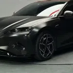 PET Pure Metal Black Car Vinyl Wrap