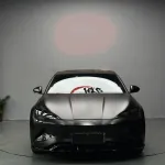 PET Pure Metal Black Car Vinyl Wrap