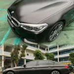 PET Pure Metal Black Car Vinyl Wrap