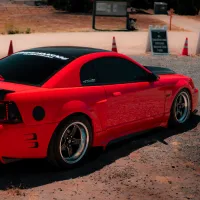 Super Gloss Ferrari Red Car Vinyl Wrap3