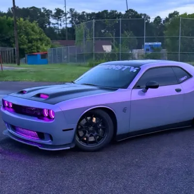 Candy Metallic Gray Purple Car Vinyl Wrap 02