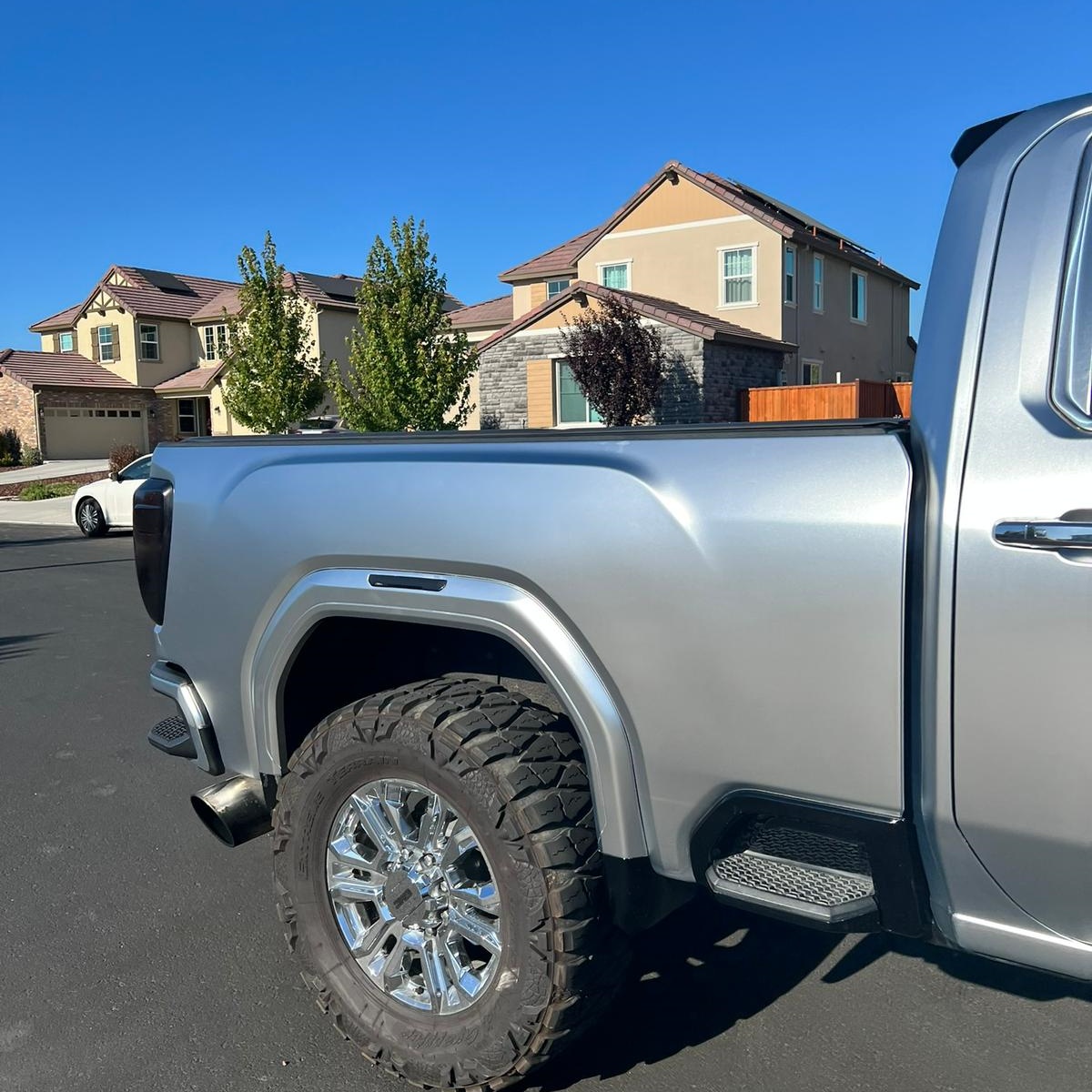 Matte Chrome Alexander Silver Car Vinyl Wrap