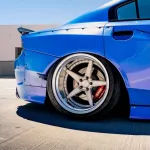 BMW Benz Glossy Diamond Blue Red Car Vinyl Wrap