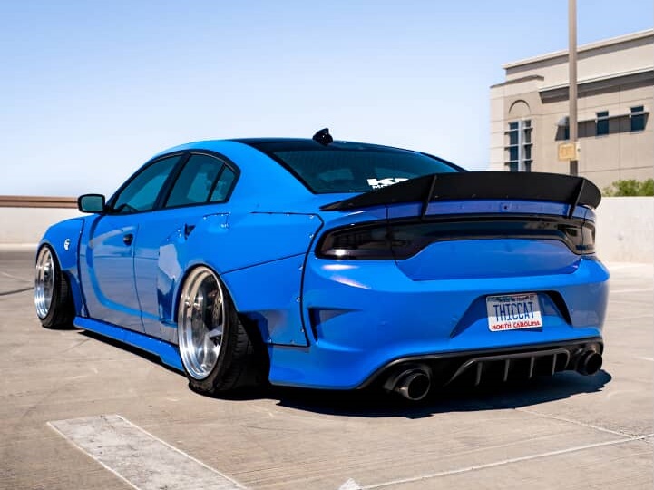 BMW Benz Glossy Diamond Blue Red Car Vinyl Wrap