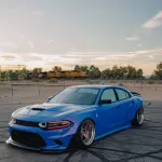 BMW Benz Glossy Diamond Blue Red Car Vinyl Wrap