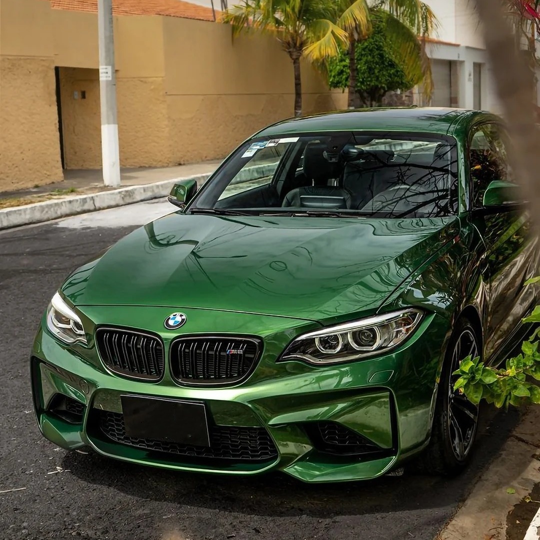 Gloss Metallic Sonoma Green Car Vinyl Wrap