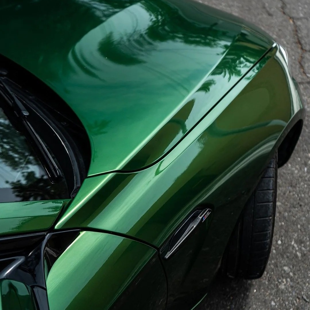 Gloss Metallic Sonoma Green Car Vinyl Wrap
