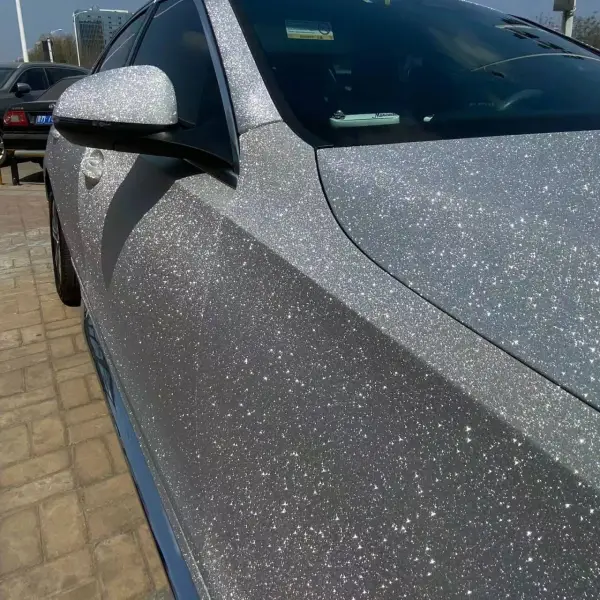 Super Diamond Sliver Car Vinyl Wrap