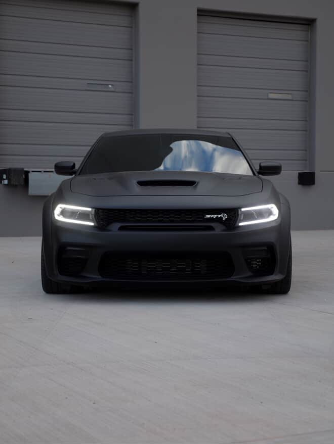 PET Satin Black Car Vinyl Wrap