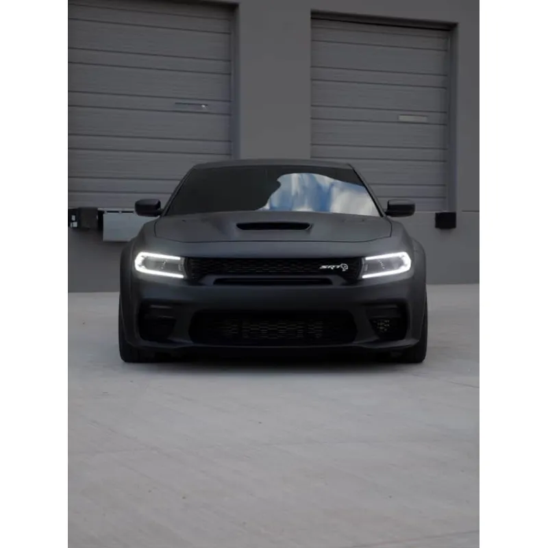 PET Satin Black Car Vinyl Wrap