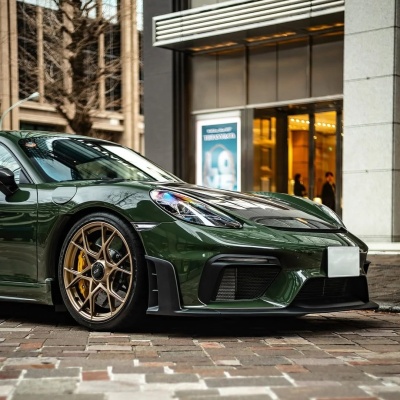 Black Olive Car Vinyl Wrap 02