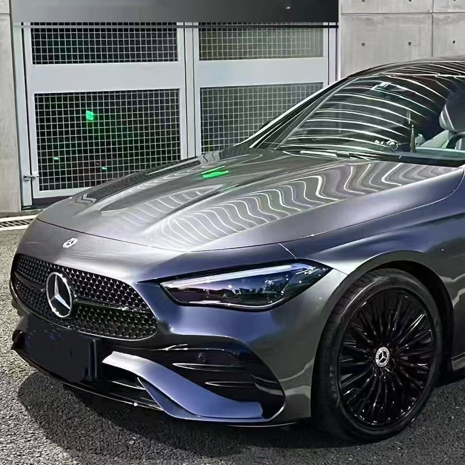 PET Gloss Agate Grey Car Vinyl Wrap