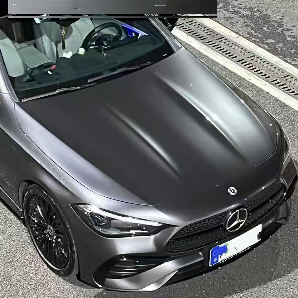 PET Gloss Agate Grey Car Vinyl Wrap