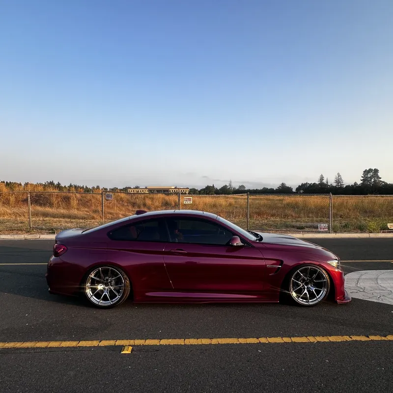 PET Glossy Metallic Rubellite Purple Vinyl Wrap