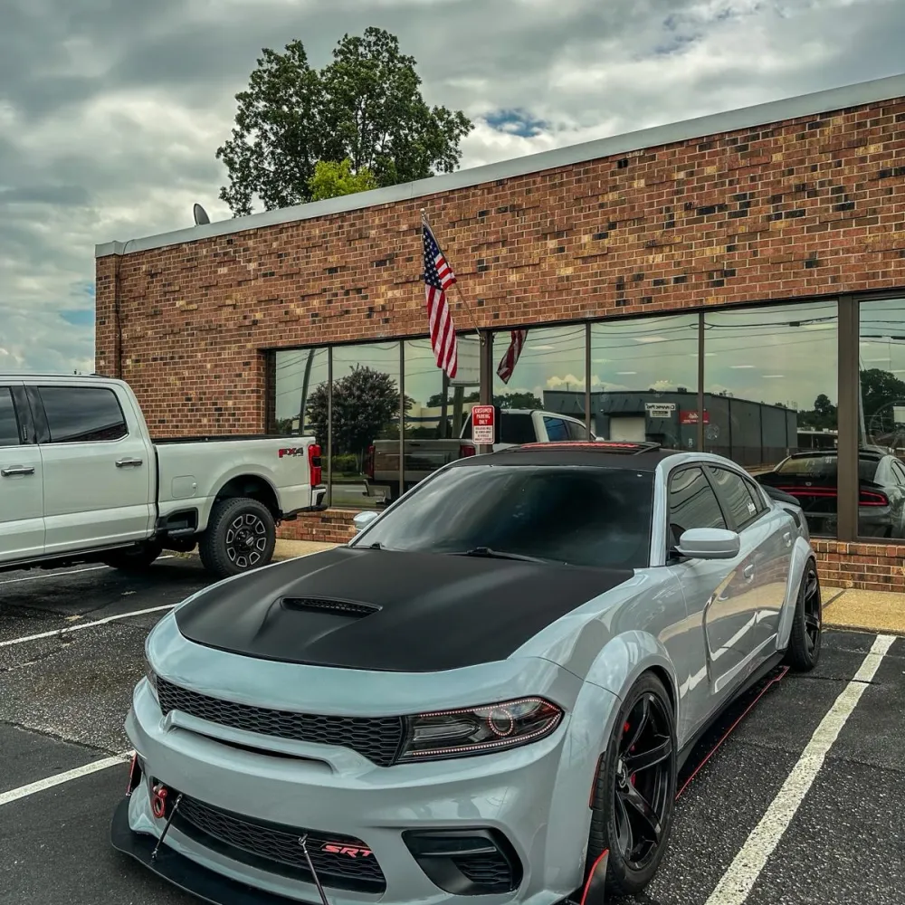 Super Gloss Light Nardo Grey Car Wrap