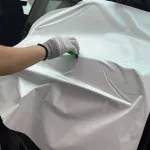 Matte Aurora White Car Vinyl Wrap