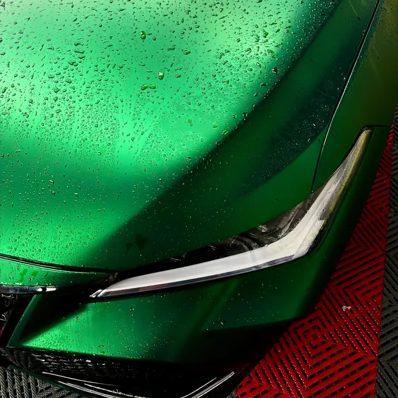 Matte Venom Green Car Vinyl Wrap