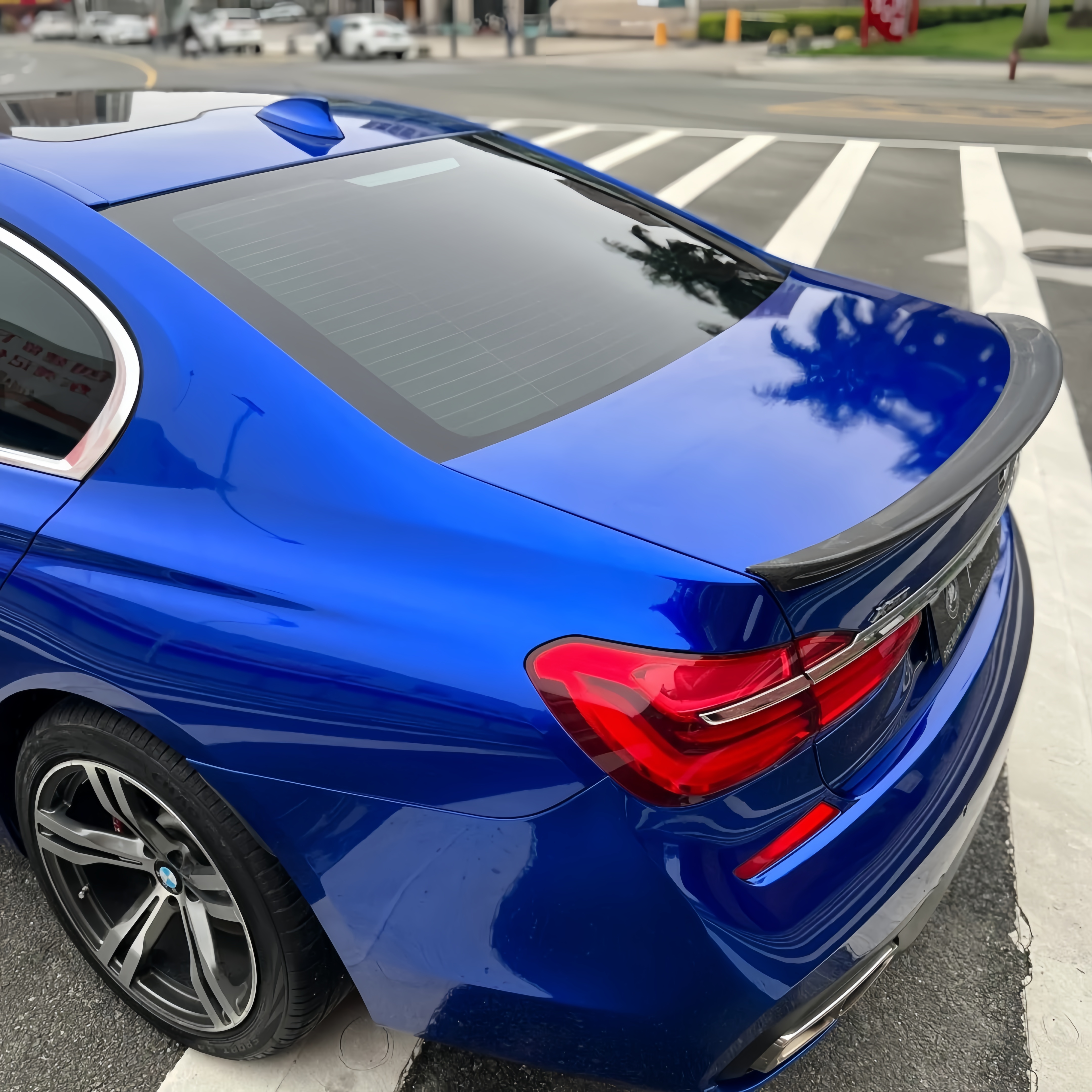 PET Gloss Liquid Ocean Blue Car Vinyl Wrap