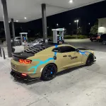 Super Gloss Sandstorm Yellow Desert Yellow Car Vinyl Wrap