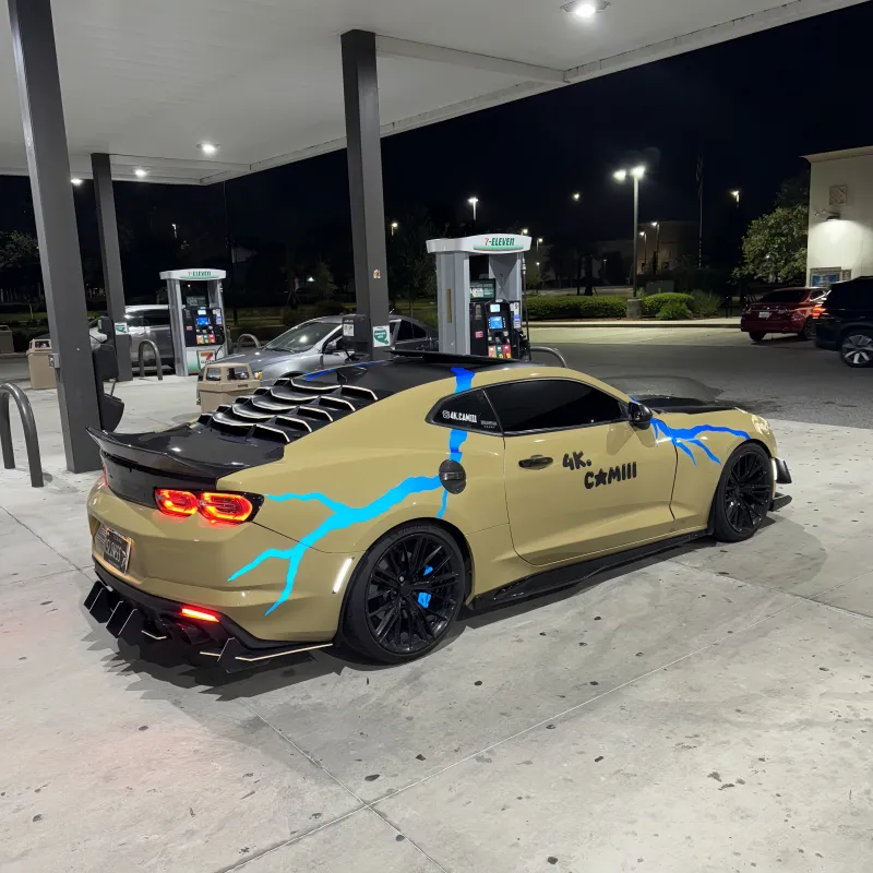 Super Gloss Sandstorm Yellow Desert Yellow Car Vinyl Wrap