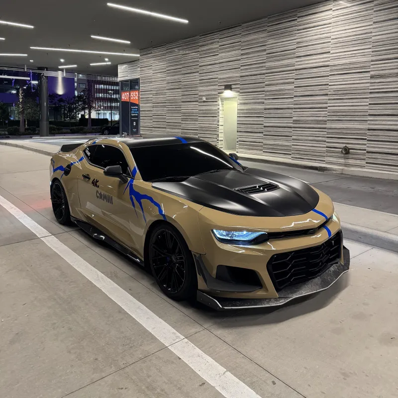 Super Gloss Sandstorm Yellow Desert Yellow Car Vinyl Wrap
