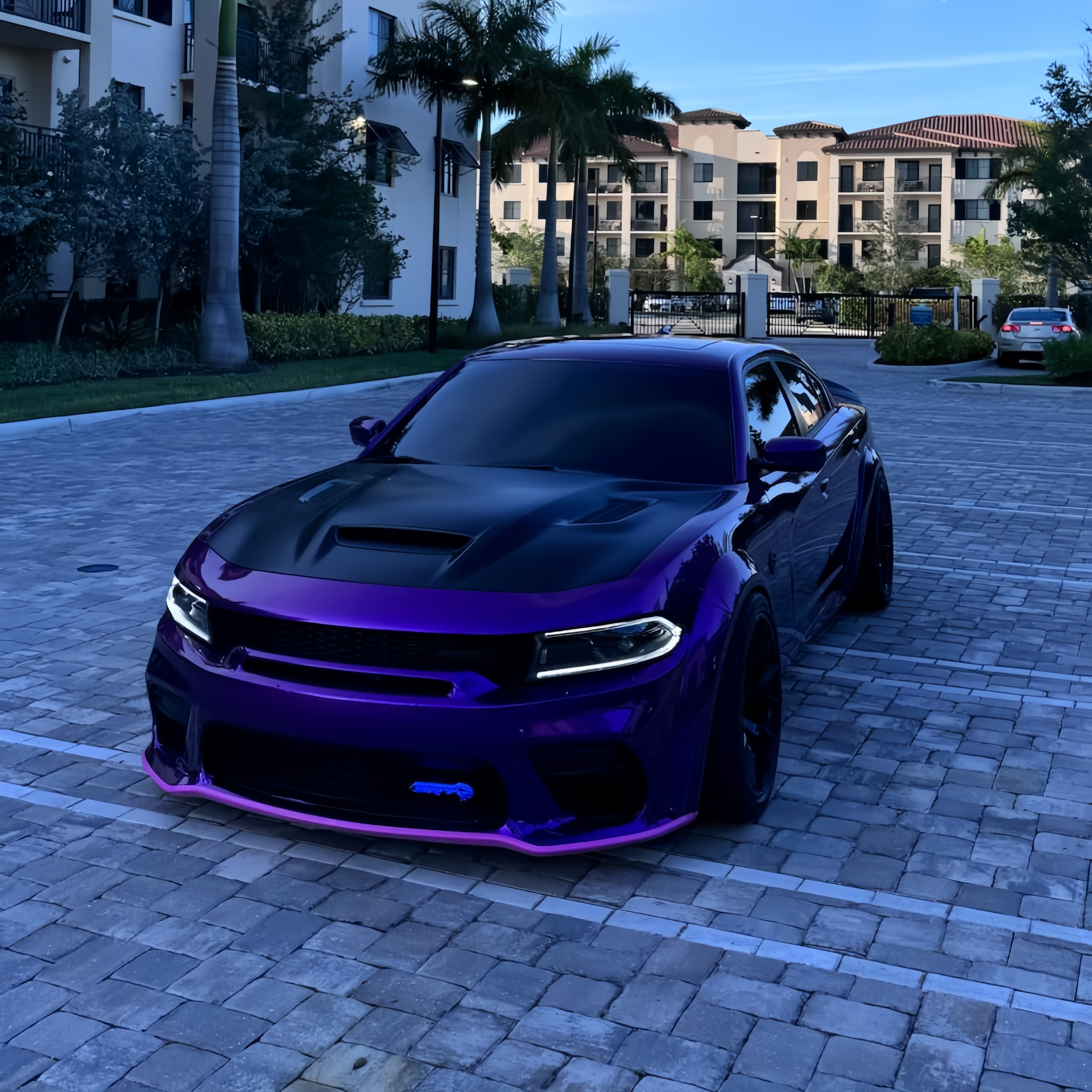 Gloss Metallic Grape Purple Car Vinyl Wrap