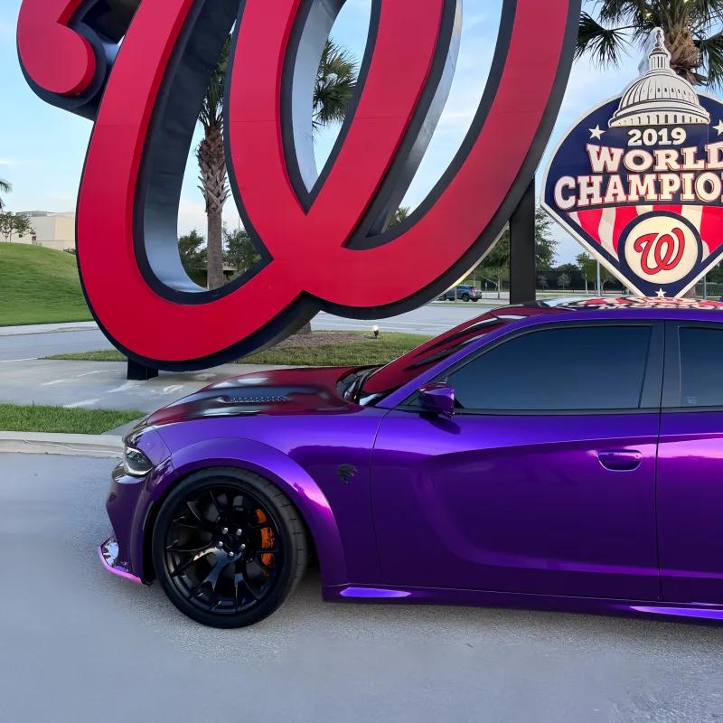  Gloss Metallic Grape Purple Car Vinyl Wrap