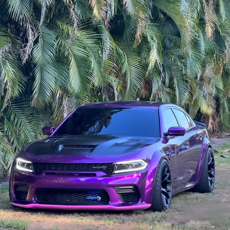  Gloss Metallic Grape Purple Car Vinyl Wrap