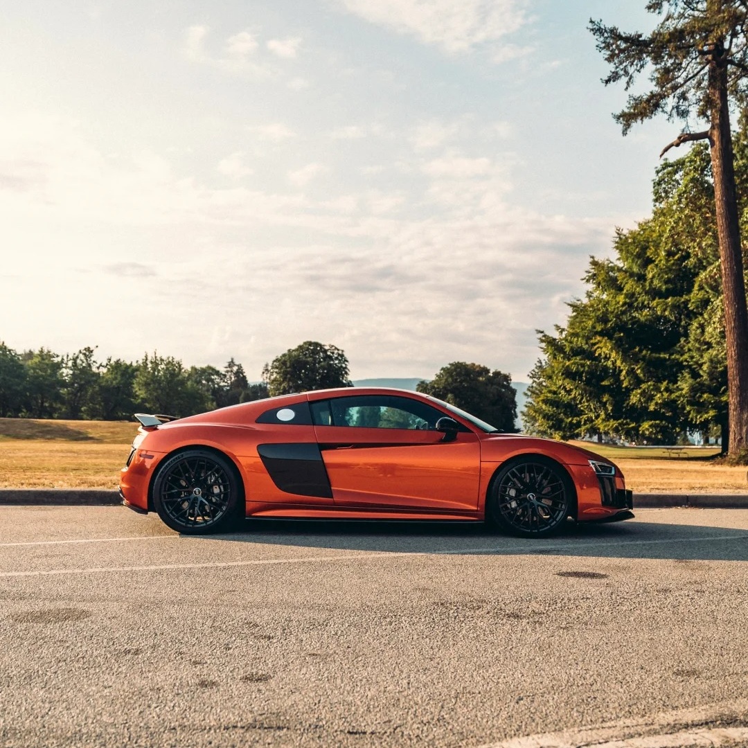  Gloss Metallic Sakhir Orange Car Vinyl Wrap