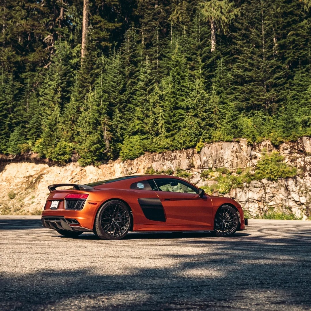  Gloss Metallic Sakhir Orange Car Vinyl Wrap