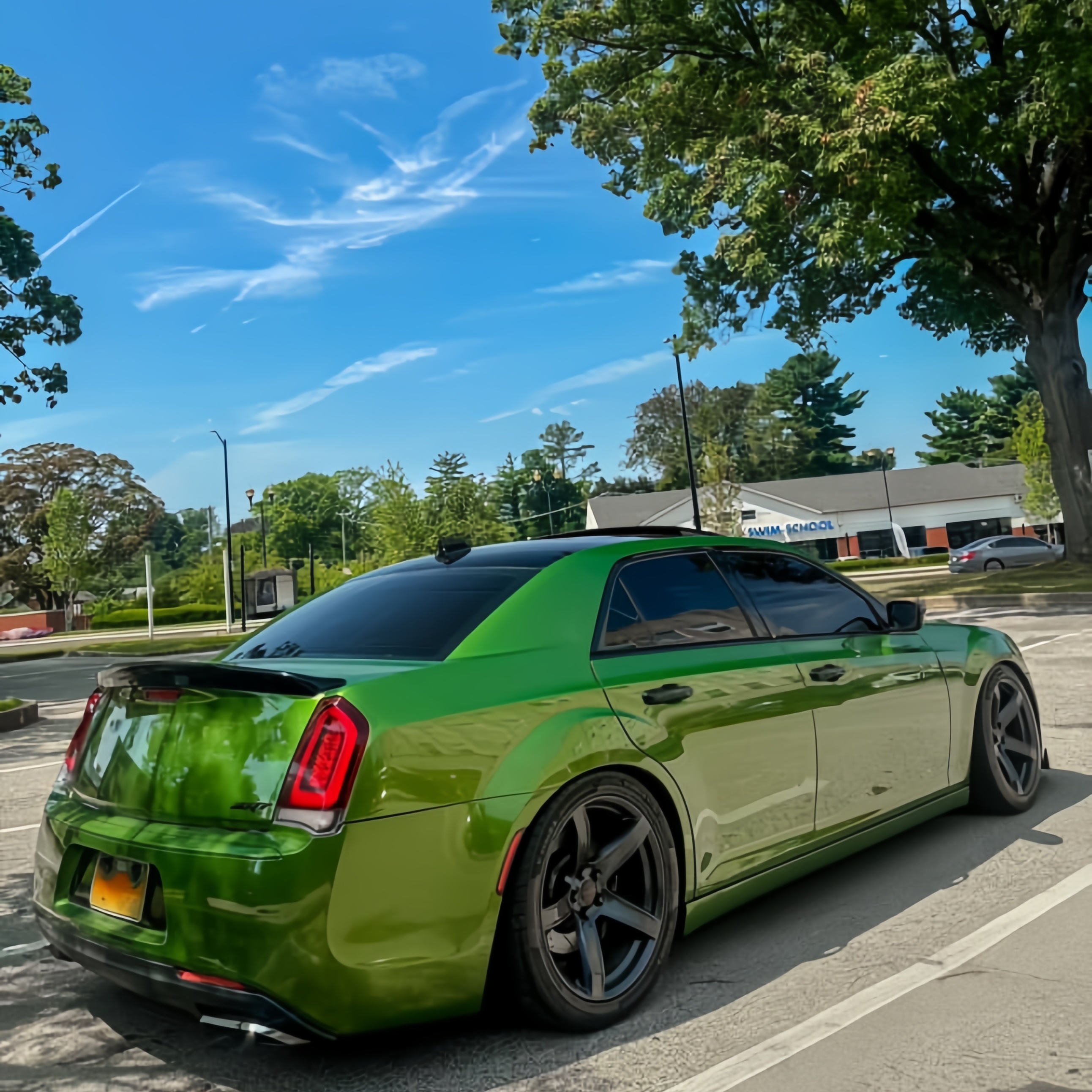 Gloss Metallic Mamba Green Car Vinyl Wrap