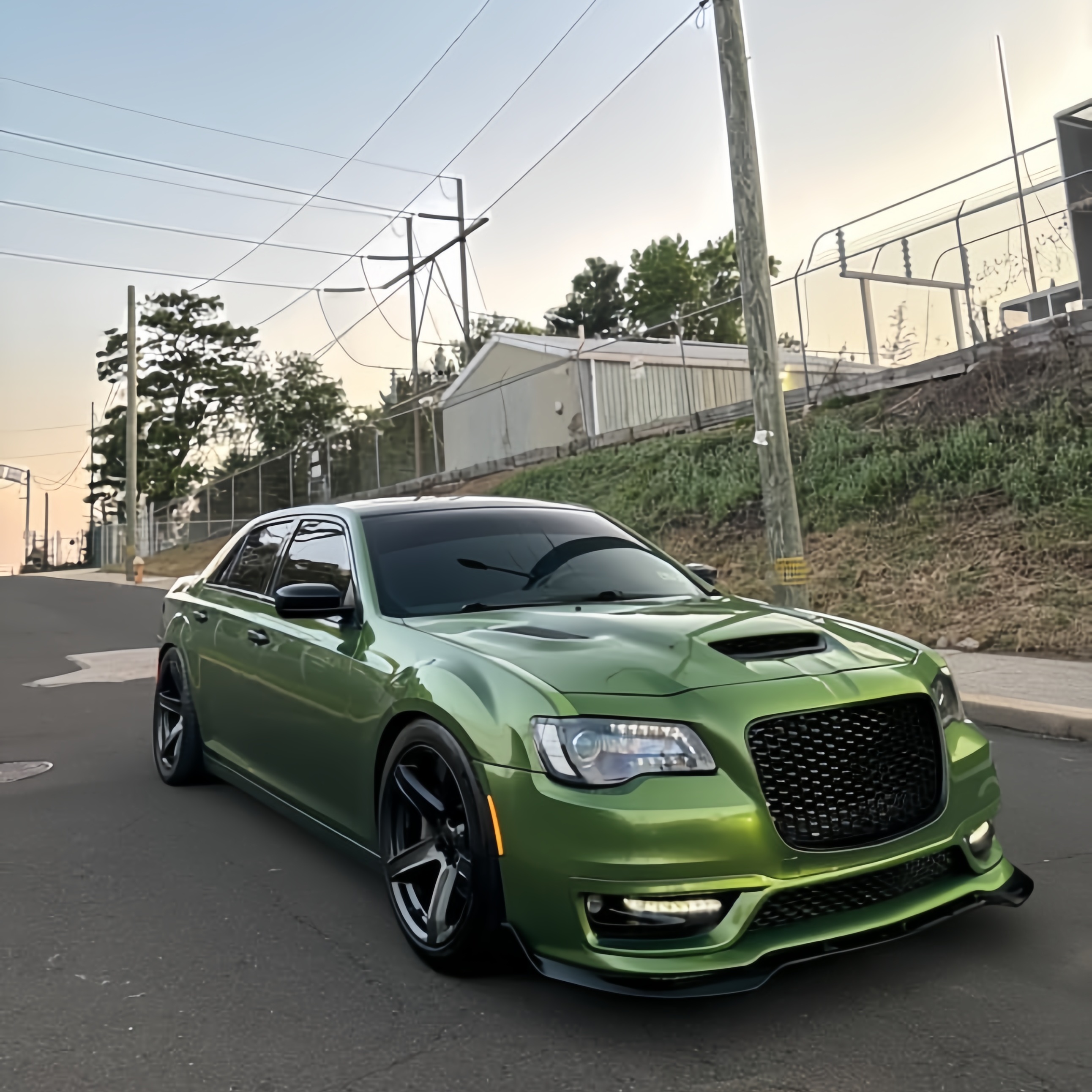 Gloss Metallic Mamba Green Car Vinyl Wrap