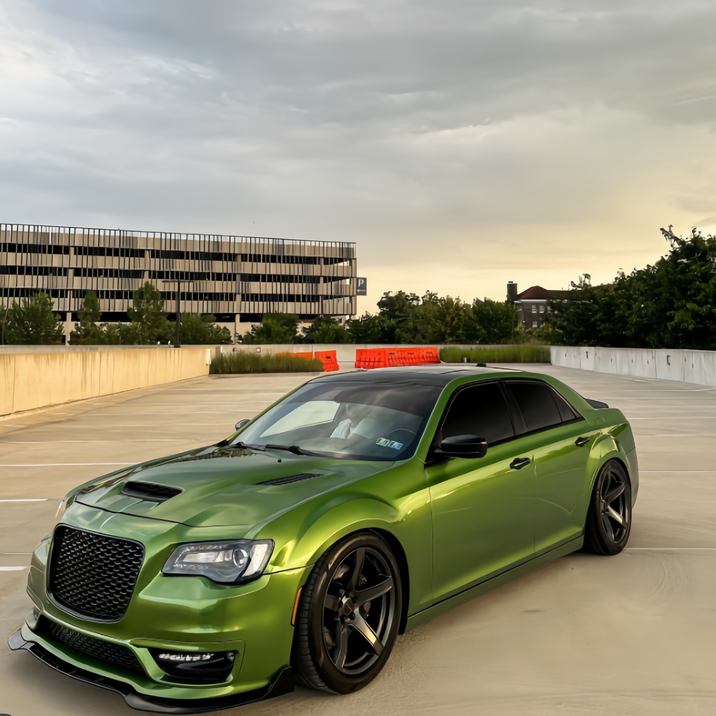 Gloss Metallic Mamba Green Car Vinyl Wrap