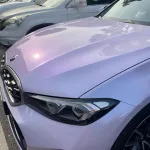 Twin-Color Silver Purple Car Vinyl Wrap 