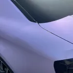 Twin-Color Silver Purple Car Vinyl Wrap 