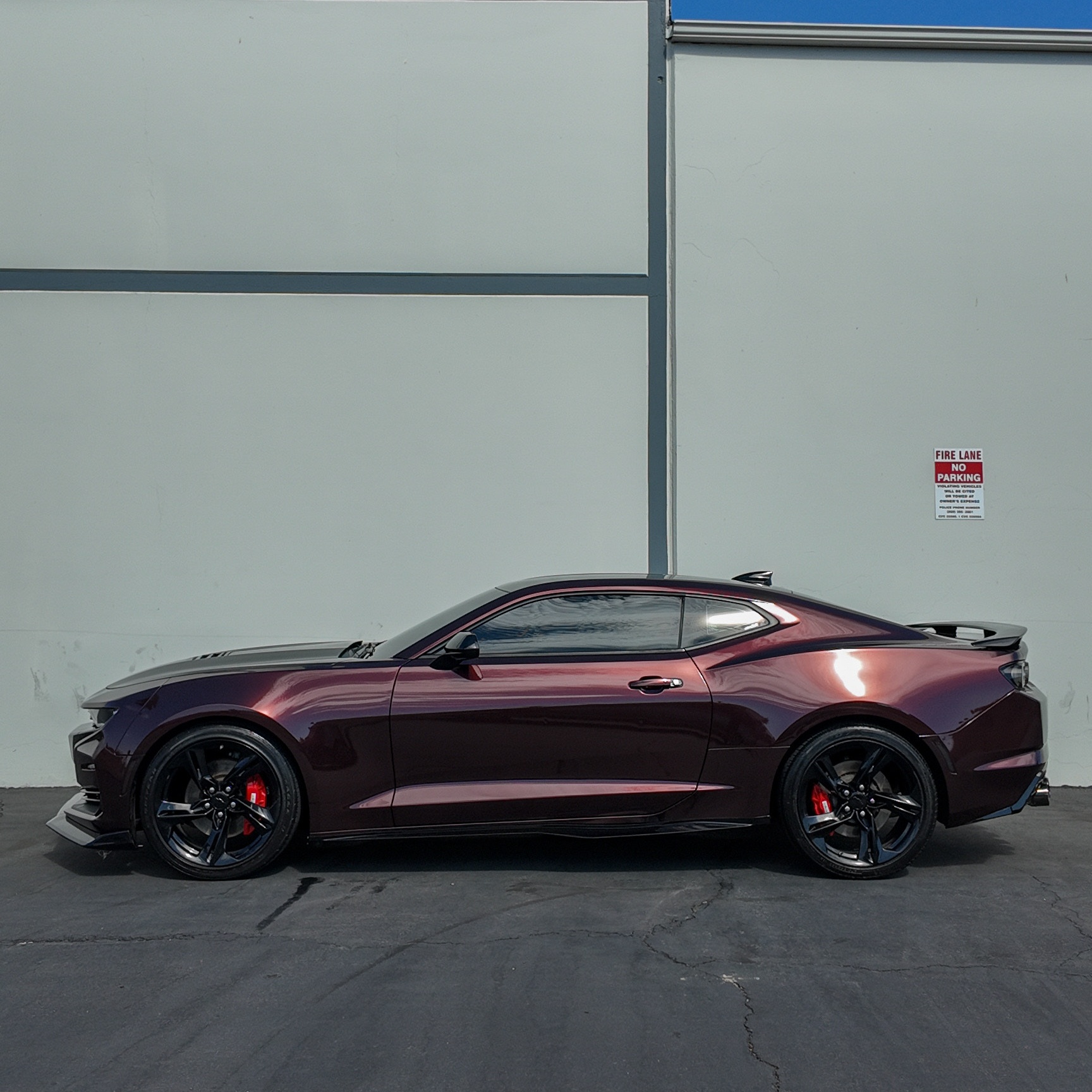 Gloss Metallic Black Rose Car Vinyl Wrap